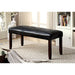 EMMONS I Dark Cherry/Espresso Bench - Imperial Furniture (Las Vegas, NV) - Multi Location