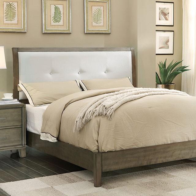 Enrico Bed Brown, Grey, & Black - Imperial Furniture (Las Vegas, NV) - Multi Location