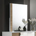 ERLANGEN Mirror, White/Natural - Imperial Furniture (Las Vegas, NV) - Multi Location