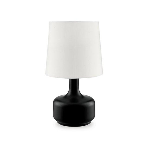Farah Black 17"H Matte Black Table Lamp - Imperial Furniture (Las Vegas, NV) - Multi Location