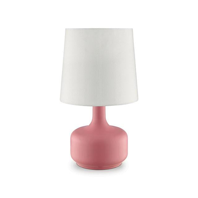 Farah Pink 17"H Matte Pink Table Lamp - Imperial Furniture (Las Vegas, NV) - Multi Location