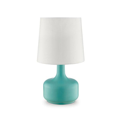 Farah Teal 17"H Matte Teal Table Lamp - Imperial Furniture (Las Vegas, NV) - Multi Location