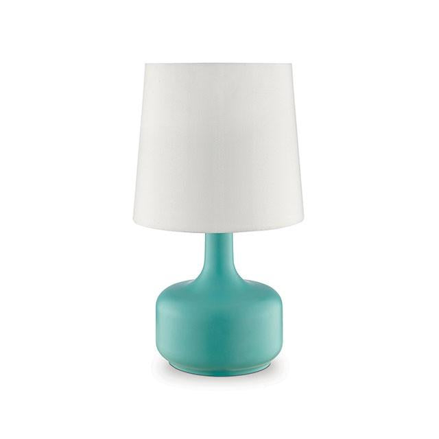 Farah Teal 17"H Matte Teal Table Lamp - Imperial Furniture (Las Vegas, NV) - Multi Location
