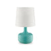 Farah Teal 17"H Matte Teal Table Lamp - Imperial Furniture (Las Vegas, NV) - Multi Location