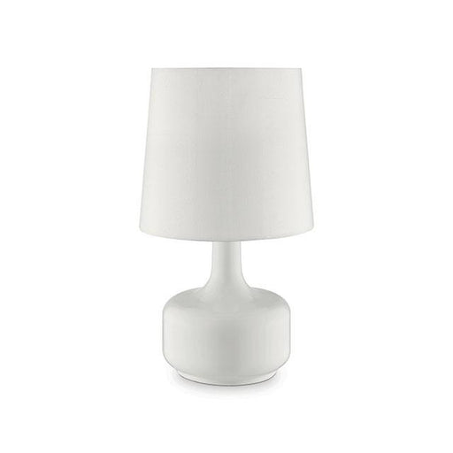 Farah White 17"H Glossy White Table Lamp - Imperial Furniture (Las Vegas, NV) - Multi Location