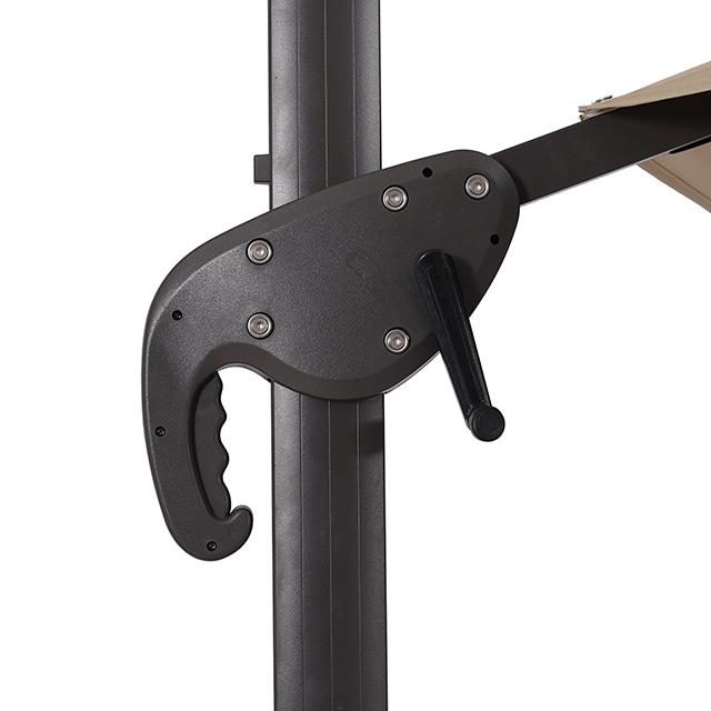 Fera 10 Ft Round Umbrella w/ LED Bulb + 37" Large Base - Imperial Furniture (Las Vegas, NV) - Multi Location