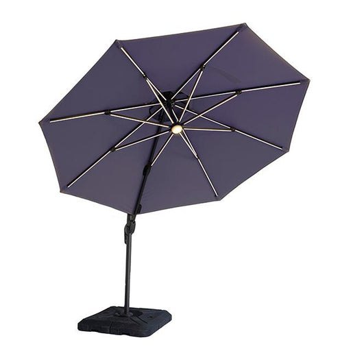 Fera 10 Ft Round Umbrella w/ LED Bulb + 37" Large Base - Imperial Furniture (Las Vegas, NV) - Multi Location