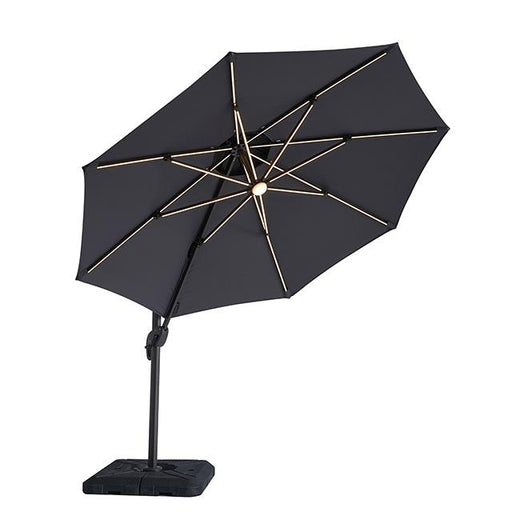 Fera 10 Ft Round Umbrella w/ LED Bulb + 37" Large Base - Imperial Furniture (Las Vegas, NV) - Multi Location