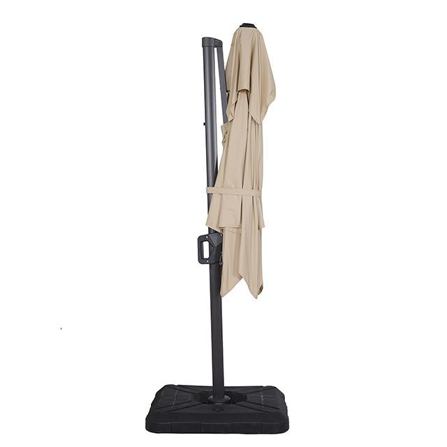 Fida 8 Ft Square Umbrella w/ Double Top + 37" Large Base - Imperial Furniture (Las Vegas, NV) - Multi Location