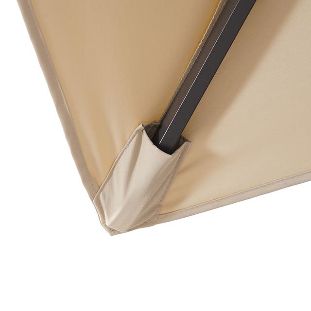 Fida 8 Ft Square Umbrella w/ Double Top + 37" Large Base - Imperial Furniture (Las Vegas, NV) - Multi Location