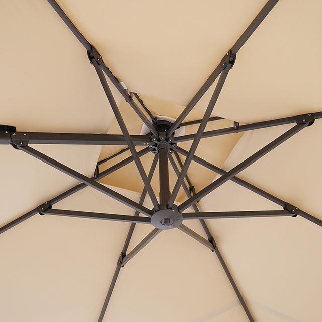 Fida 8 Ft Square Umbrella w/ Double Top + 37" Large Base - Imperial Furniture (Las Vegas, NV) - Multi Location