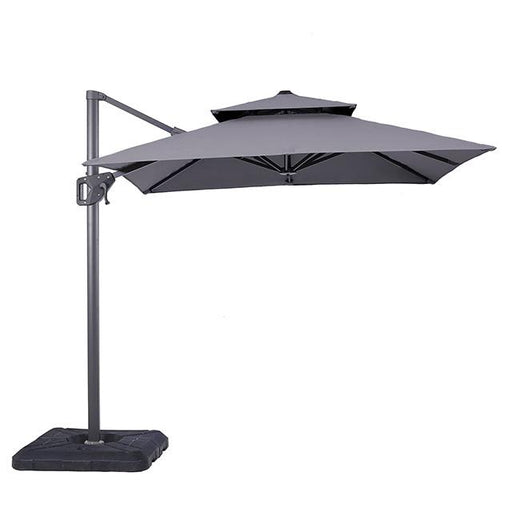 Fida 8 Ft Square Umbrella w/ Double Top + 37" Large Base - Imperial Furniture (Las Vegas, NV) - Multi Location