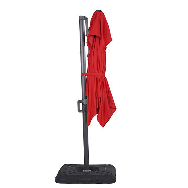 Fida 8 Ft Square Umbrella w/ Double Top + 37" Large Base - Imperial Furniture (Las Vegas, NV) - Multi Location