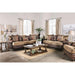 Fletcher Brown/Tan Love Seat - Imperial Furniture (Las Vegas, NV) - Multi Location