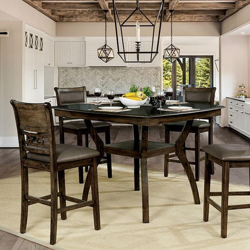Flick Rustic Oak Counter Ht. Table - Imperial Furniture (Las Vegas, NV) - Multi Location