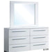 CLEMENTINE Glossy White Dresser - Imperial Furniture (Las Vegas, NV) - Multi Location