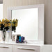 CLEMENTINE Glossy White Mirror - Imperial Furniture (Las Vegas, NV) - Multi Location