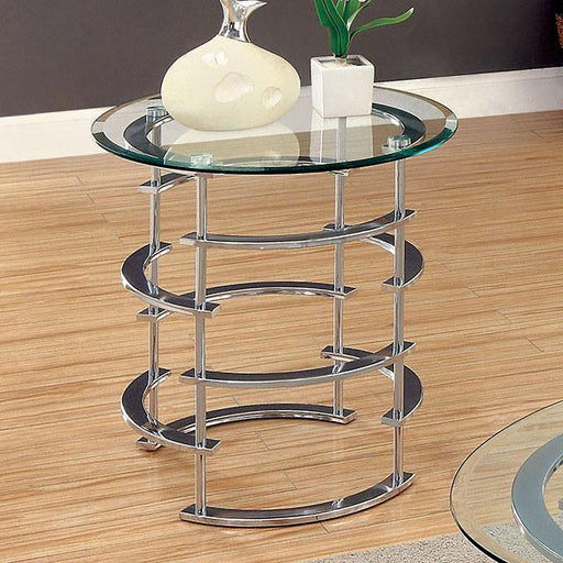 Clonmel End Table, Chrome - Imperial Furniture (Las Vegas, NV) - Multi Location