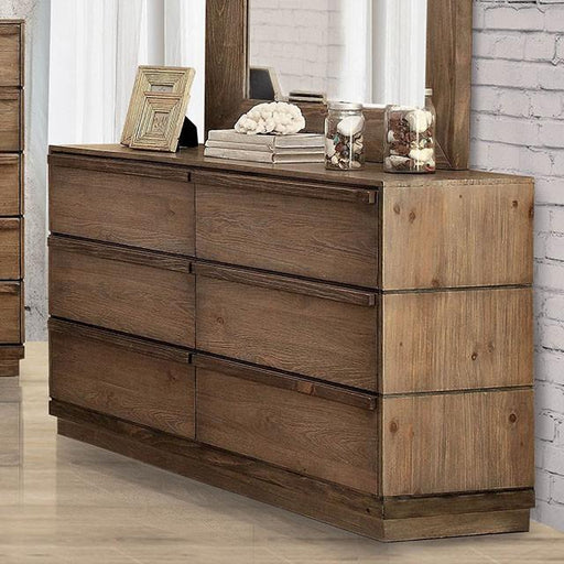 COIMBRA Rustic Natural Tone Dresser - Imperial Furniture (Las Vegas, NV) - Multi Location
