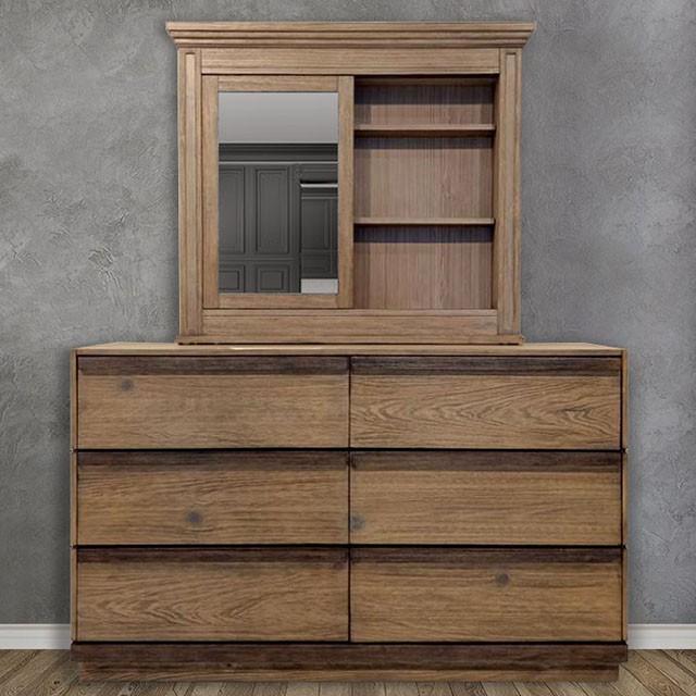 COIMBRA Rustic Natural Tone Dresser - Imperial Furniture (Las Vegas, NV) - Multi Location