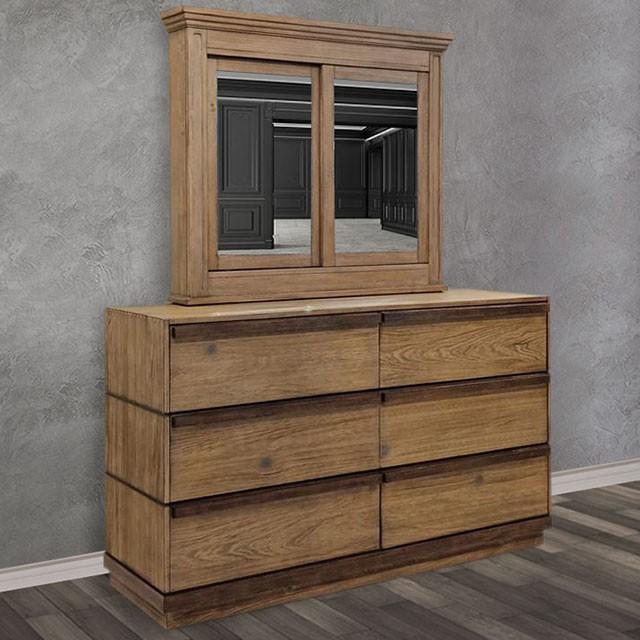 COIMBRA Rustic Natural Tone Dresser - Imperial Furniture (Las Vegas, NV) - Multi Location