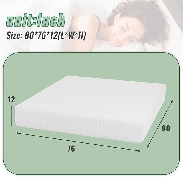 Coreopsis 12" E.King Memory Foam Wave Comfort - Imperial Furniture (Las Vegas, NV) - Multi Location