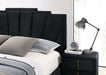 FLORIZEL Cal.King, E.King & Queen Bed, Black & Red - Imperial Furniture (Las Vegas, NV) - Multi Location
