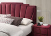 Florizel Bed Black & Red - Imperial Furniture (Las Vegas, NV) - Multi Location