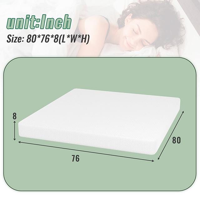 Coreopsis 8" E.King Memory Foam Wave Comfort - Imperial Furniture (Las Vegas, NV) - Multi Location