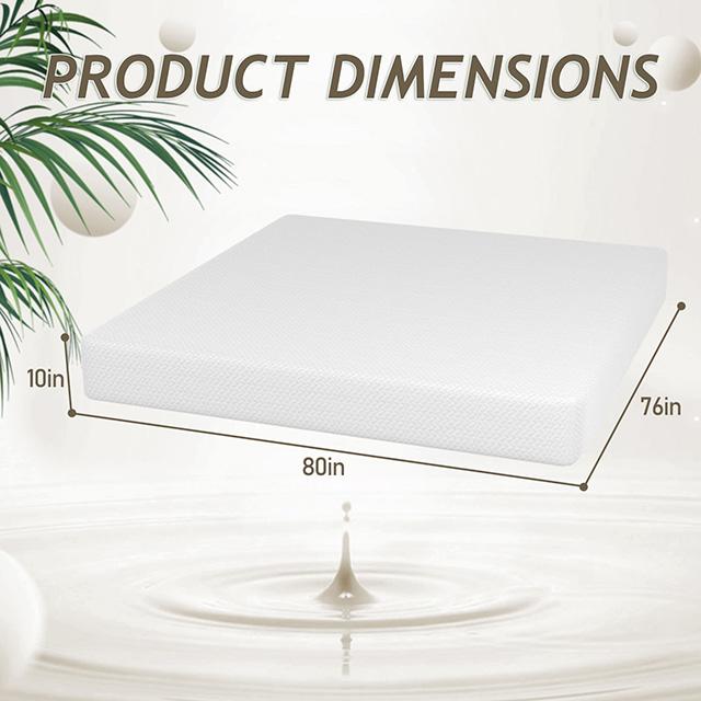 Forsythia 10" E.King Green Tea Gel Memory Foam - Imperial Furniture (Las Vegas, NV) - Multi Location
