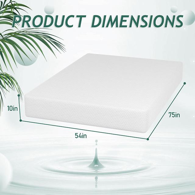 Forsythia 10" Full Green Tea Gel Memory Foam - Imperial Furniture (Las Vegas, NV) - Multi Location