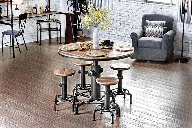 Foskey Antique Black Counter Ht. Chair (2/CTN) - Imperial Furniture (Las Vegas, NV) - Multi Location