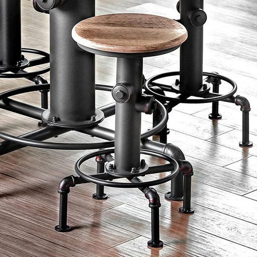 Foskey Antique Black Counter Ht. Chair (2/CTN) - Imperial Furniture (Las Vegas, NV) - Multi Location
