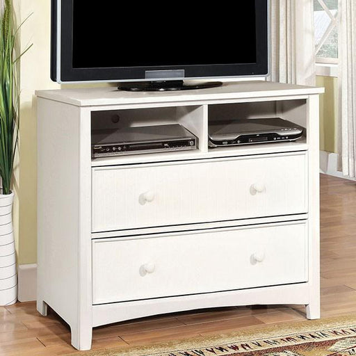 Corry White Media Chest - Imperial Furniture (Las Vegas, NV) - Multi Location