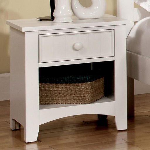 Corry White Night Stand - Imperial Furniture (Las Vegas, NV) - Multi Location