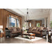 Franklin Dark Brown/Tan Chair With Pu In Brown - Imperial Furniture (Las Vegas, NV) - Multi Location