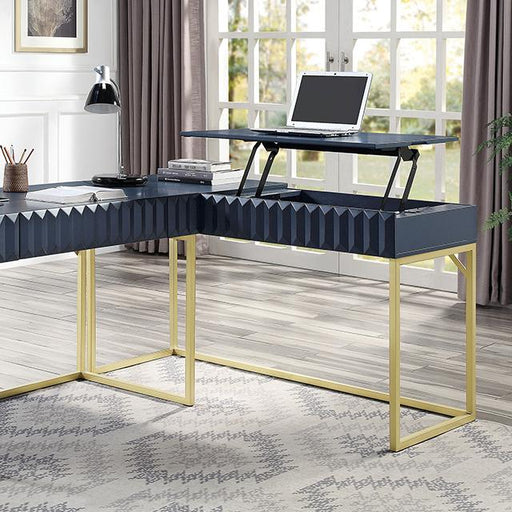 FREIBURG Corner Desk, Antique Blue - Imperial Furniture (Las Vegas, NV) - Multi Location