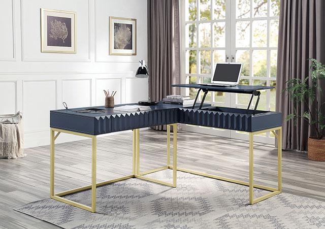 FREIBURG Corner Desk, Antique Blue - Imperial Furniture (Las Vegas, NV) - Multi Location