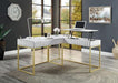 FREIBURG Corner Desk, Antique White - Imperial Furniture (Las Vegas, NV) - Multi Location