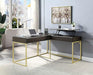 FREIBURG Corner Desk, Walnut - Imperial Furniture (Las Vegas, NV) - Multi Location