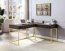 FREIBURG Corner Desk, Walnut - Imperial Furniture (Las Vegas, NV) - Multi Location