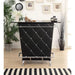Fuero Black/Chrome Bar Table (K/D) - Imperial Furniture (Las Vegas, NV) - Multi Location