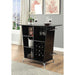 Fuero Black/Chrome Bar Table (K/D) - Imperial Furniture (Las Vegas, NV) - Multi Location