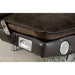 GALLAGHER Dark Brown/Chrome Futon Sofa w/ Bluetooth Speaker, Brown - Imperial Furniture (Las Vegas, NV) - Multi Location
