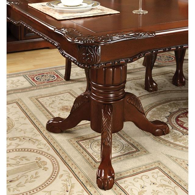 GEORGETOWN Antique Cherry Dining Table w/ Double Pedestals - Imperial Furniture (Las Vegas, NV) - Multi Location