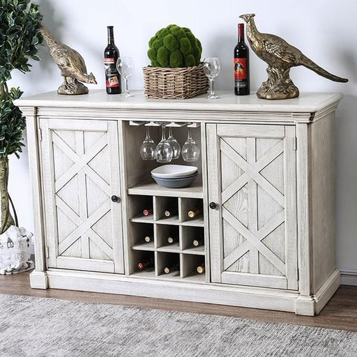 Georgia Antique White/Gray Server - Imperial Furniture (Las Vegas, NV) - Multi Location