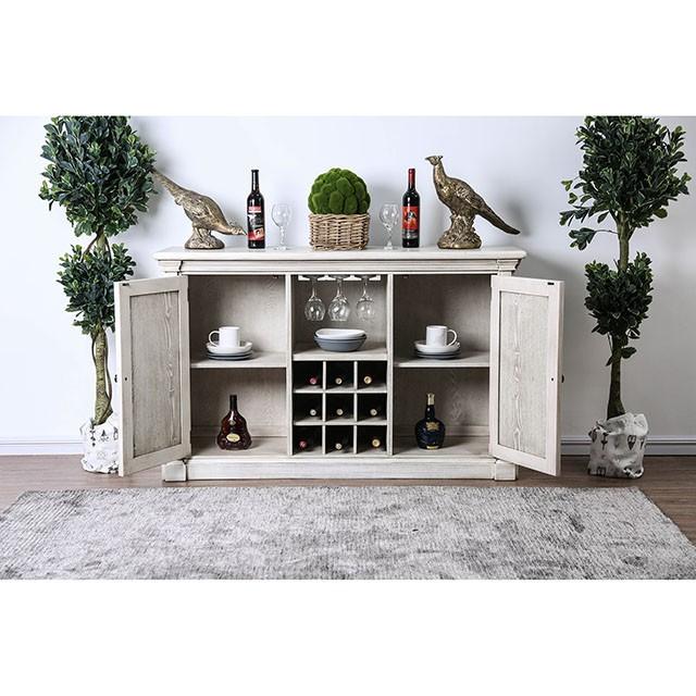 Georgia Antique White/Gray Server - Imperial Furniture (Las Vegas, NV) - Multi Location