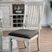 Georgia Antique White/Gray Side Chair (2/CTN) - Imperial Furniture (Las Vegas, NV) - Multi Location