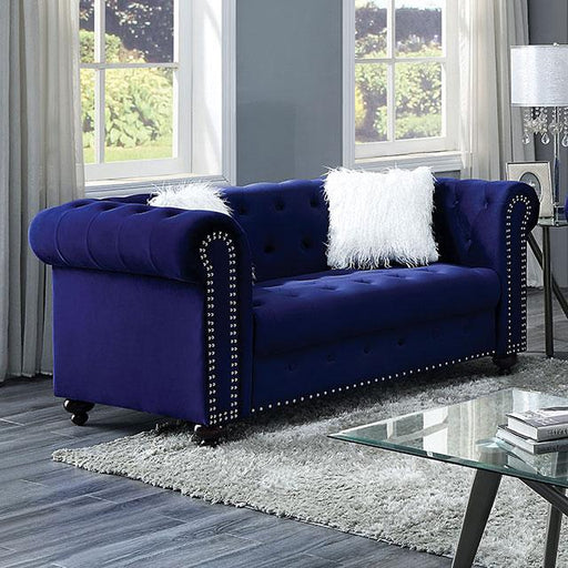 GIACOMO Loveseat, Blue - Imperial Furniture (Las Vegas, NV) - Multi Location