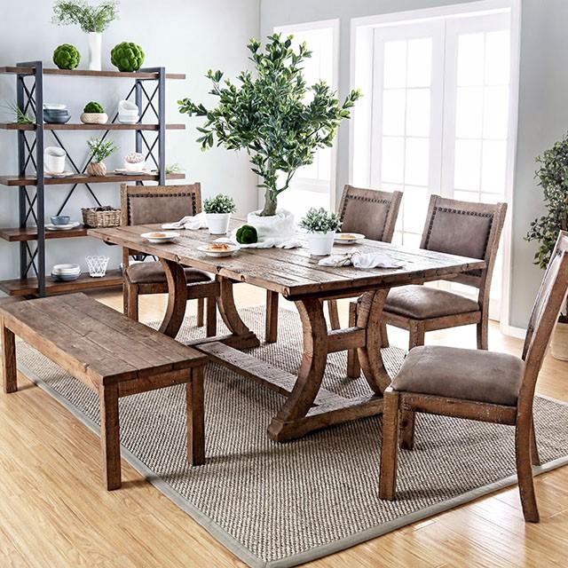 GIANNA Rustic Oak 77" Dining Table - Imperial Furniture (Las Vegas, NV) - Multi Location